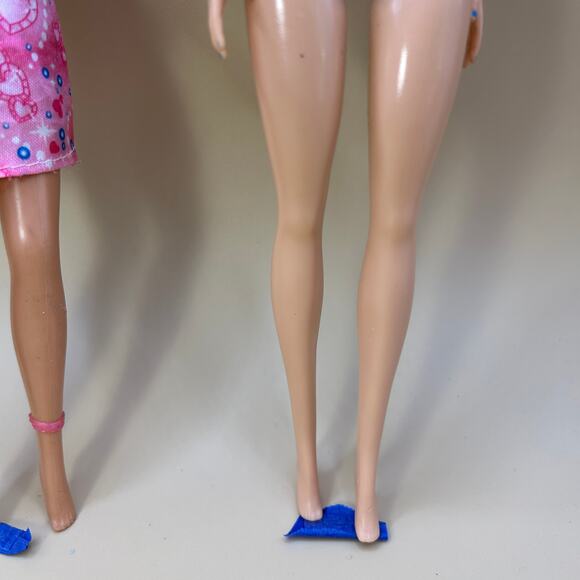 Lot of 2 Barbie Dolls Color Reveal Unicorn Teal and Barbie Sweetheart Pre-loved - Picture 5 of 13